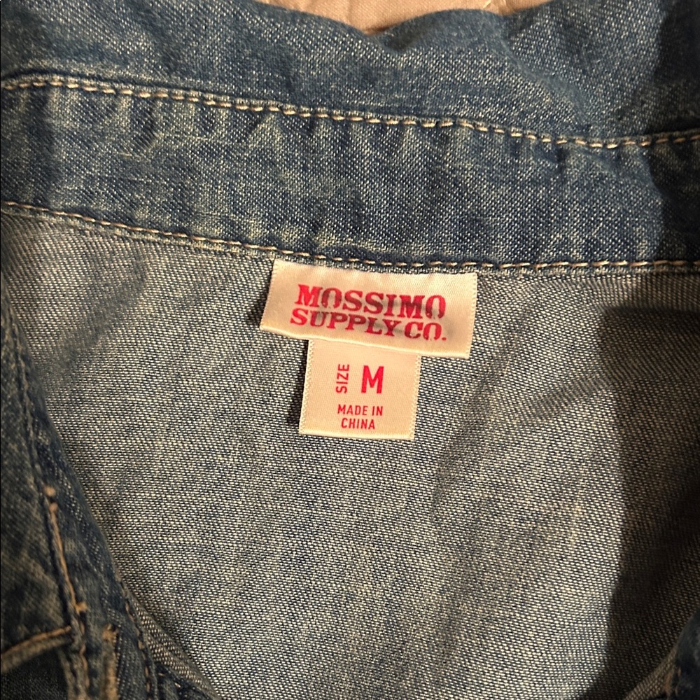 Mossimo Supply Co. Light Blue Denim button down shirt